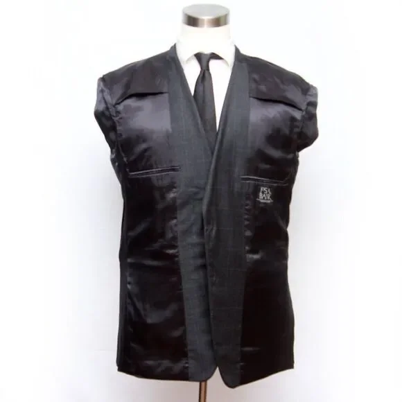 Jos A Bank Mens Blazer Sport Coat Two Button Casual Jacket 42R Wool D060357‎